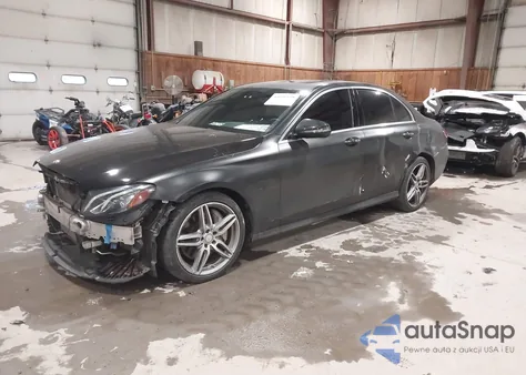 2017 Mercedes-Benz E 300 4Matic из США, поврежденный, VIN WDDZF4KB9HA099800